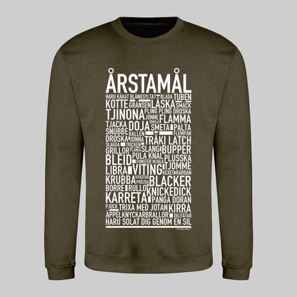 Årstamål Dialekt Text Sweatshirt