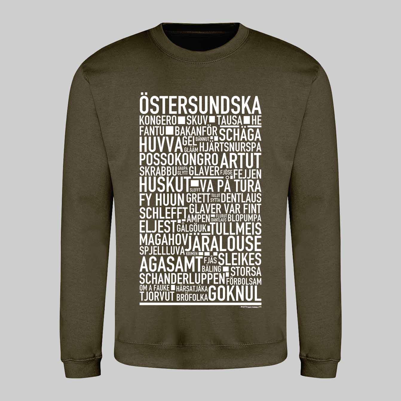 Östersundska Dialekt Text Sweatshirt