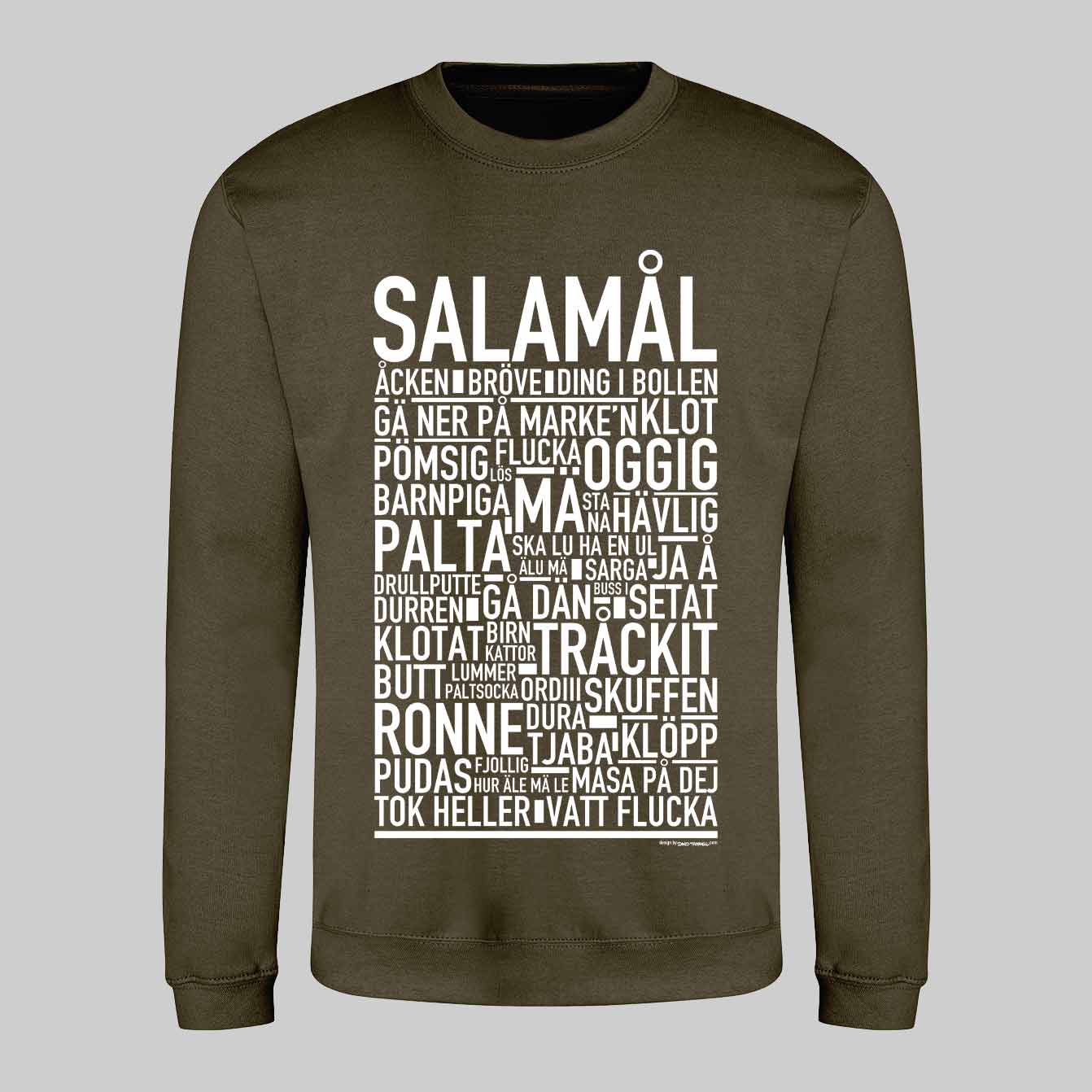 Salamål Dialekt Text Sweatshirt