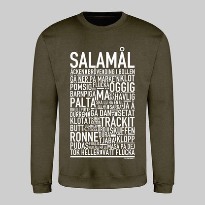 Salamål Dialekt Text Sweatshirt