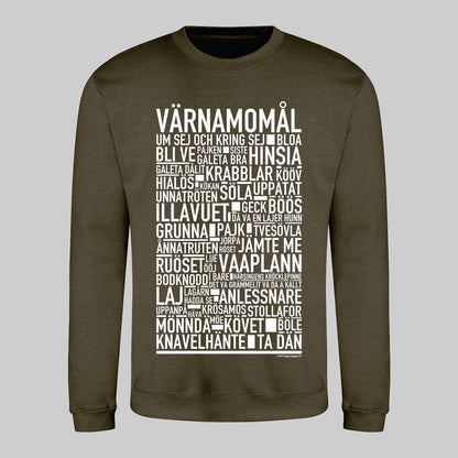 Värnamomål Dialekt Text Sweatshirt