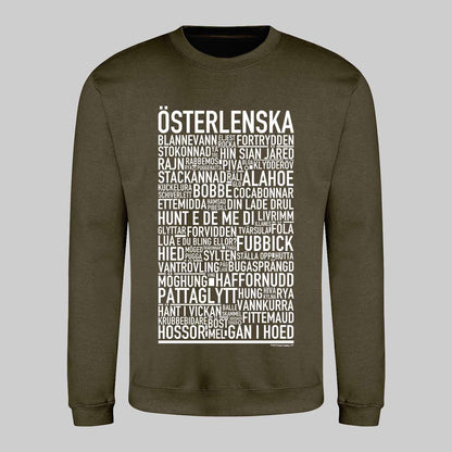 Österlenska Dialekt Text Sweatshirt