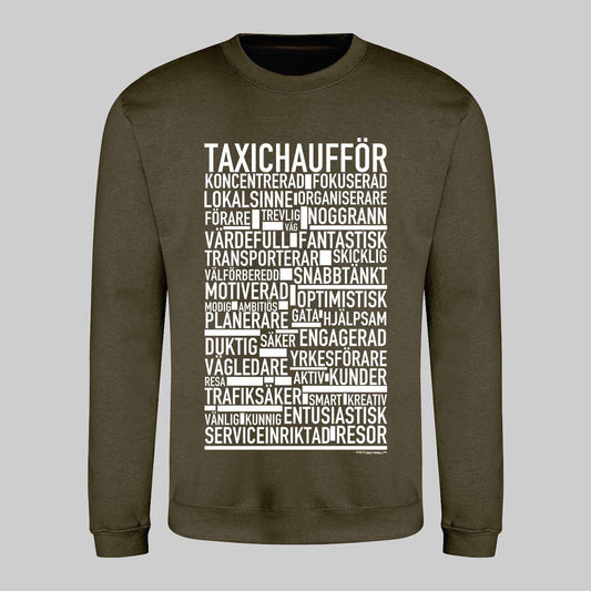 Taxichaufför Text Sweatshirt