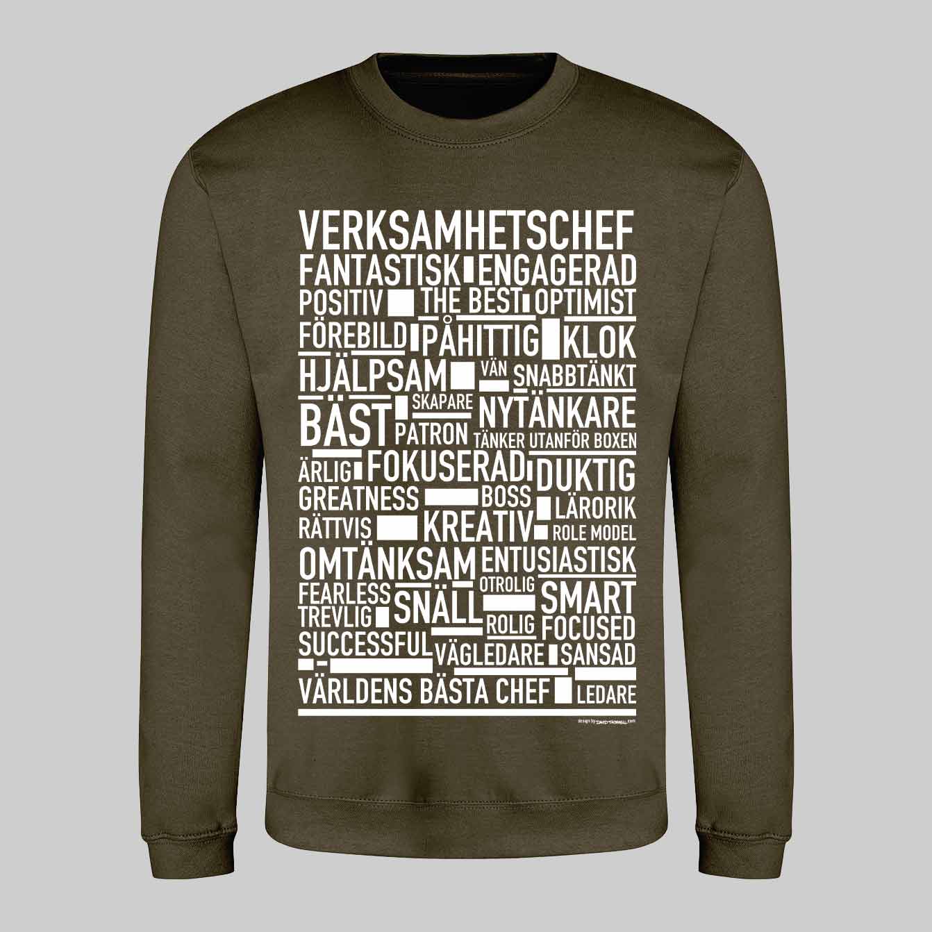 Verksamhetschef Text Sweatshirt