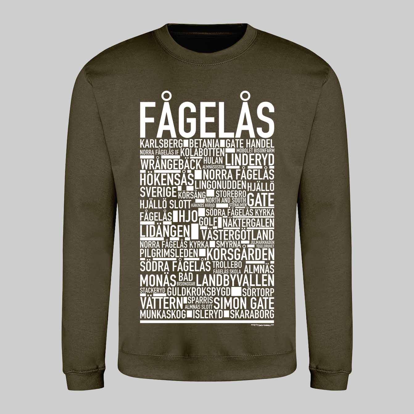 Fågelås Text Sweatshirt