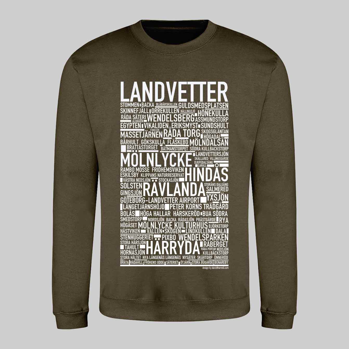 Landvetter Text Sweatshirt