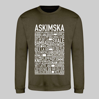 Askimska Dialekt Text Sweatshirt
