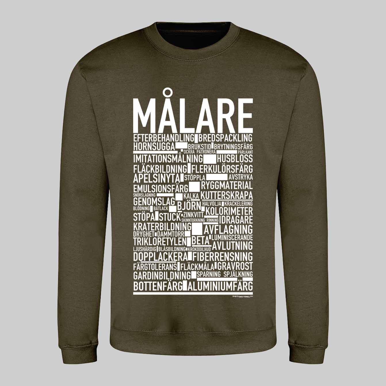 Målare Text Sweatshirt