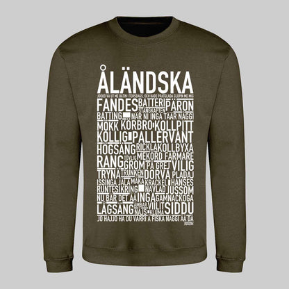 Åländska Dialekt Text Sweatshirt