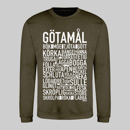 Götamål Dialekt Text Sweatshirt
