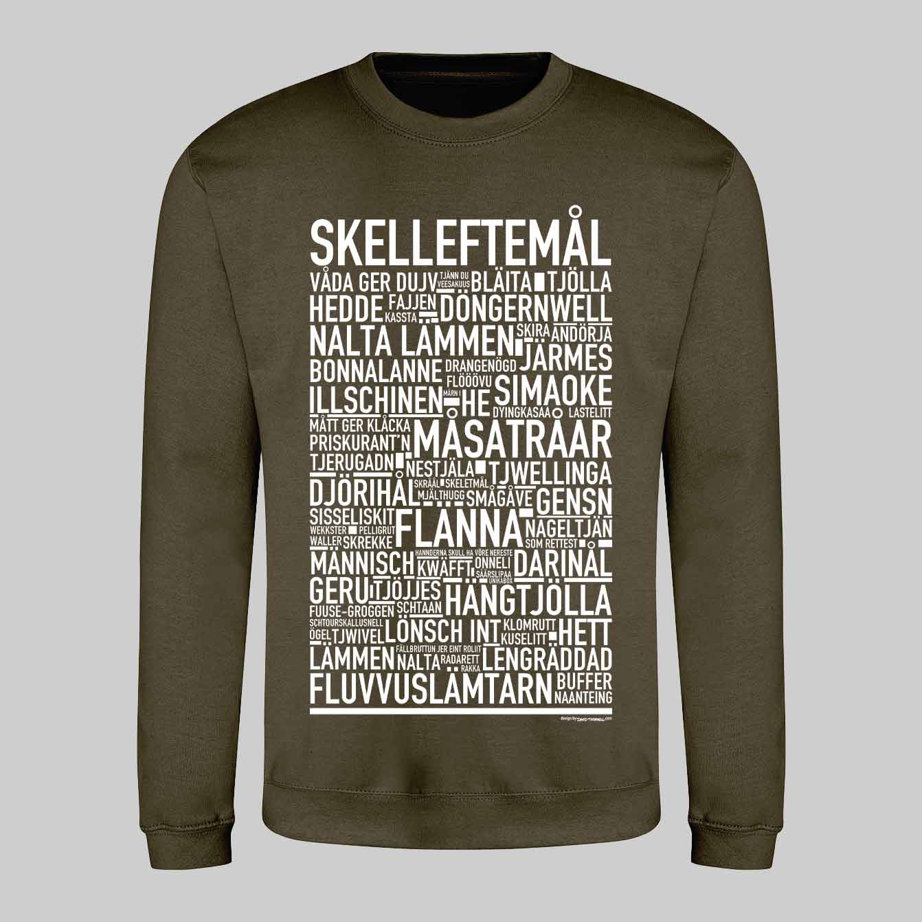 Skelleftemål Dialekt Sweatshirt