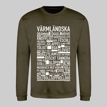 Värmländska Dialekt Sweatshirt