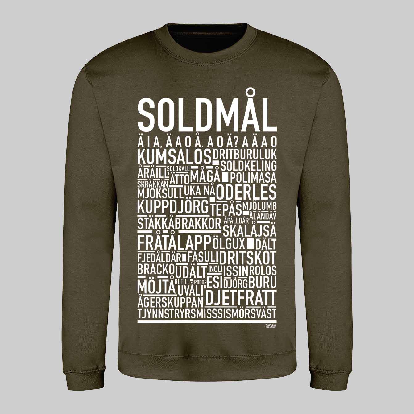 Soldmål Dialekt Sweatshirt