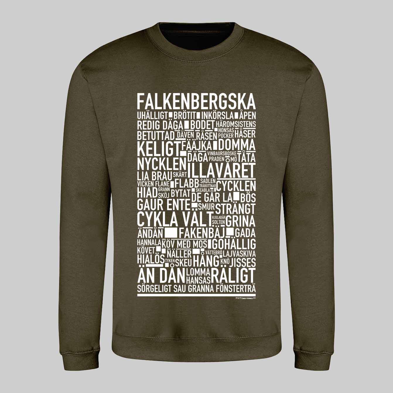 Falkenbergska Dialekt Text Sweatshirt