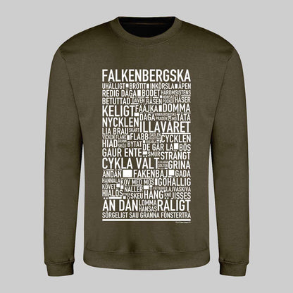 Falkenbergska Dialekt Text Sweatshirt