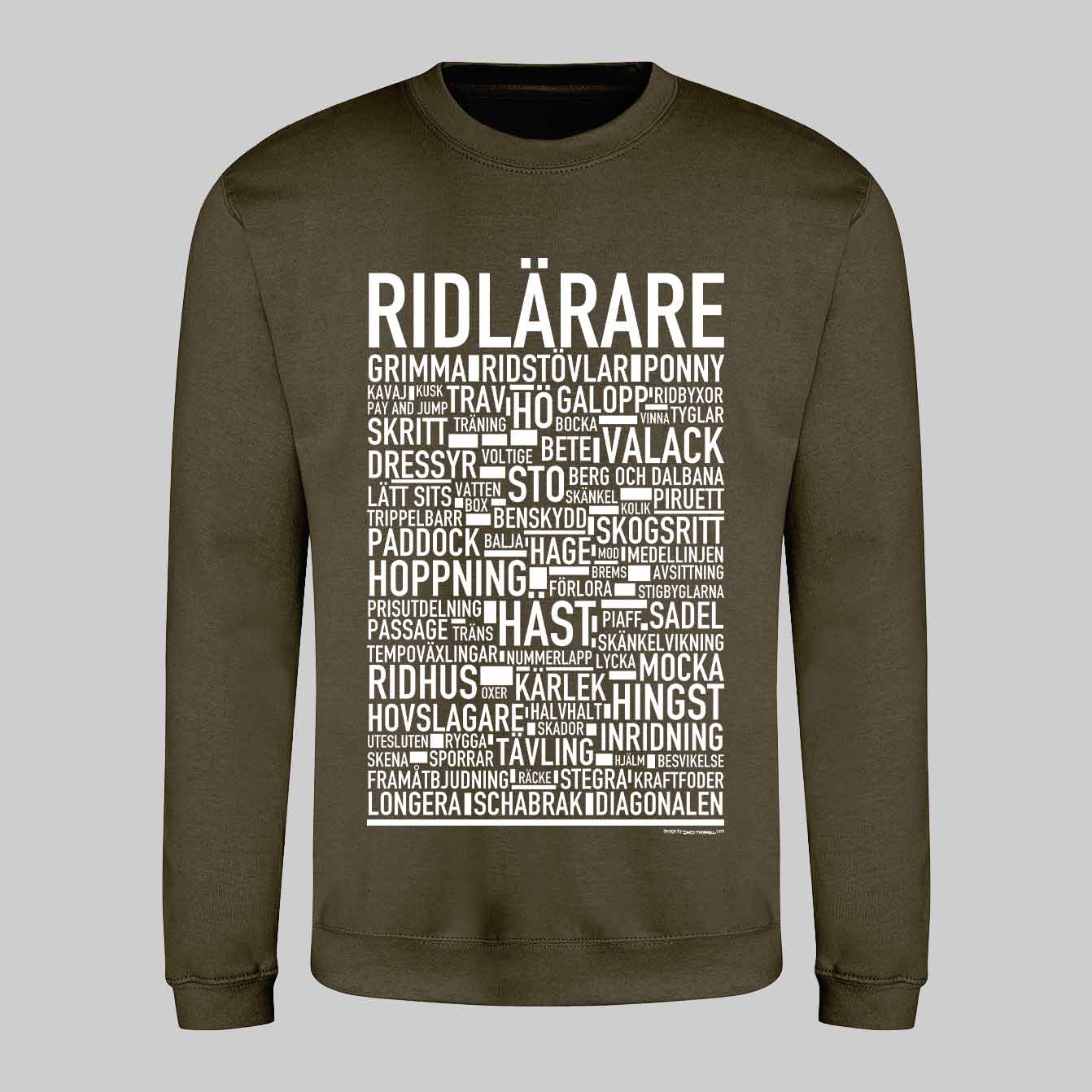 Ridlärare Text Sweatshirt