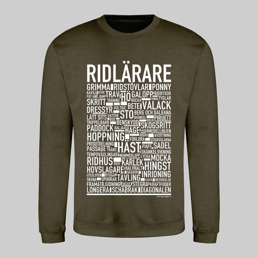 Ridlärare Text Sweatshirt