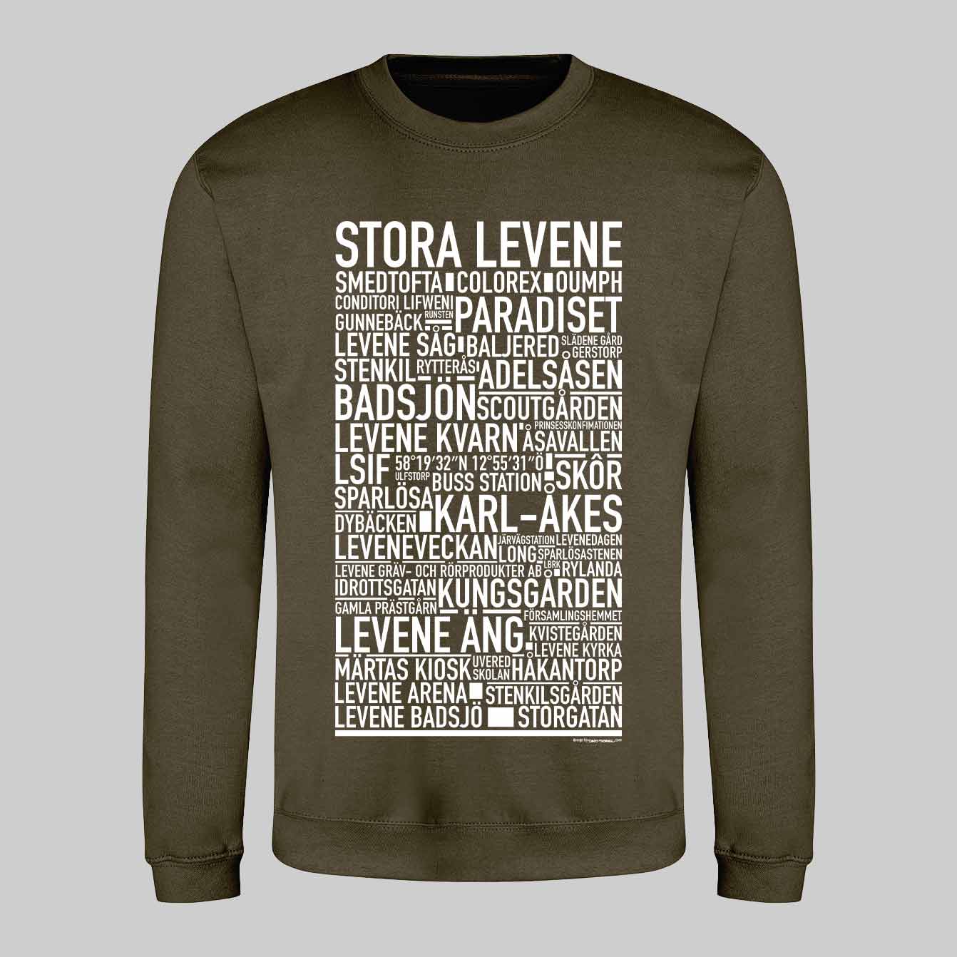 Stora Levene Text Sweatshirt