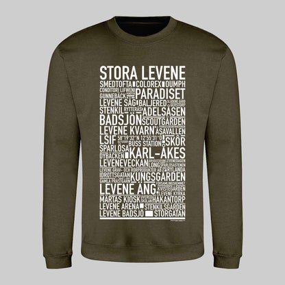 Stora Levene Text Sweatshirt