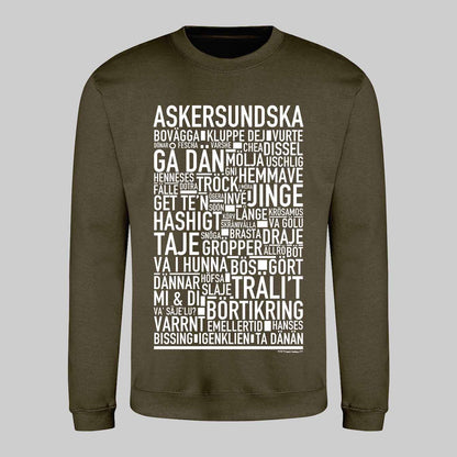Askersundska Dialekt Text Sweatshirt