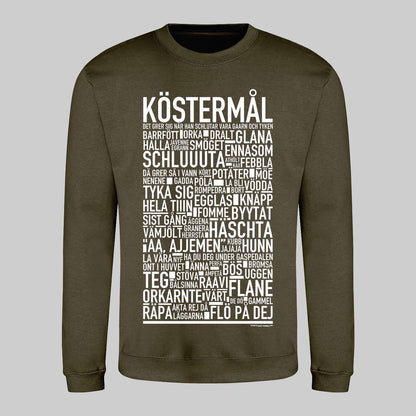 Köstermål Dialekt Text Sweatshirt