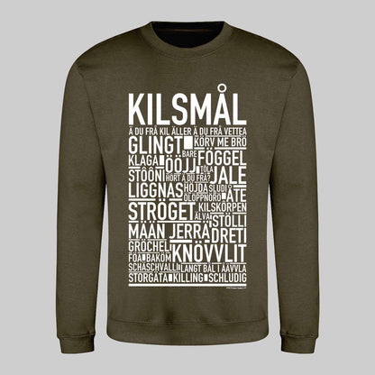 Kilsmål Dialekt Text Sweatshirt