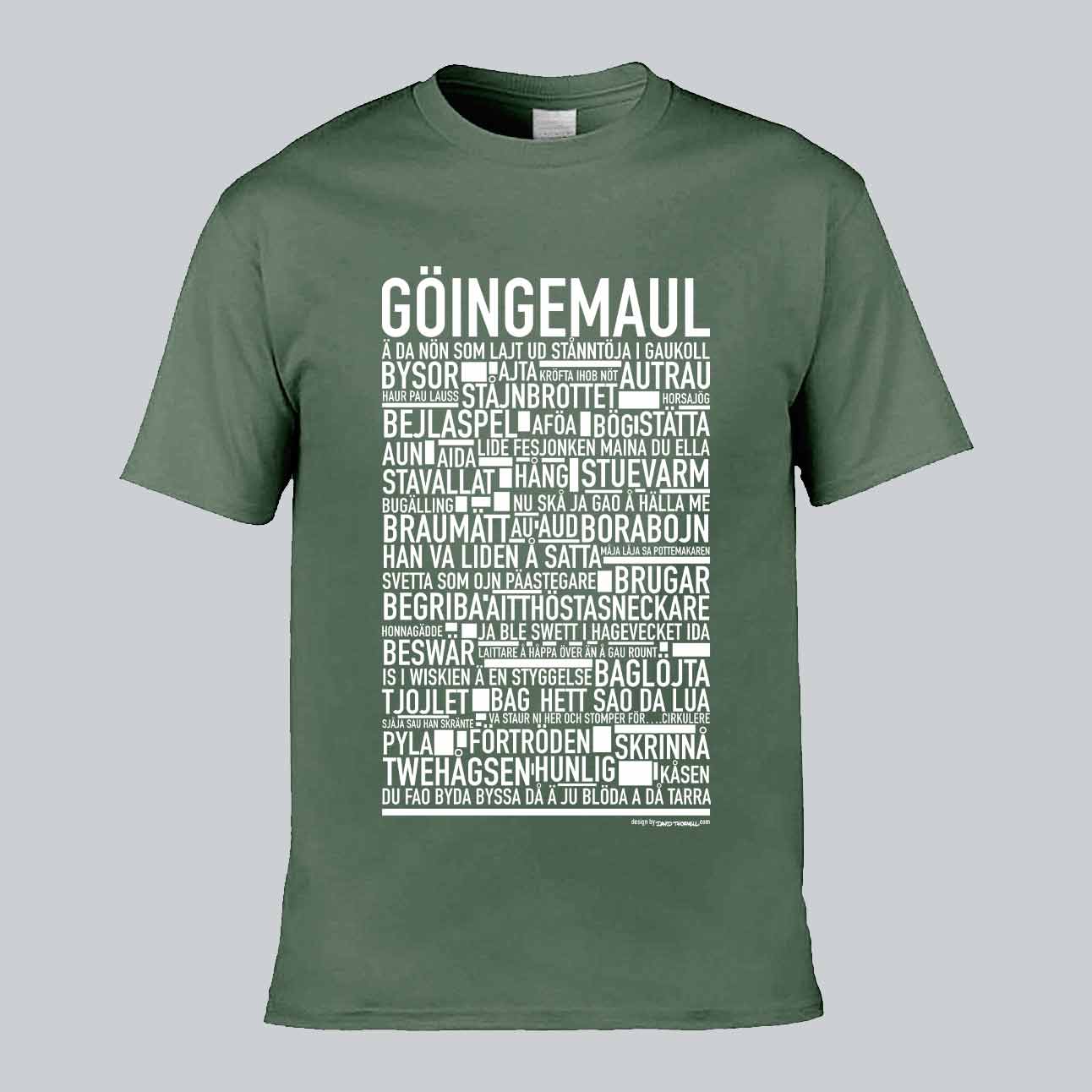 Göingemaul Dialekt Text T-shirt