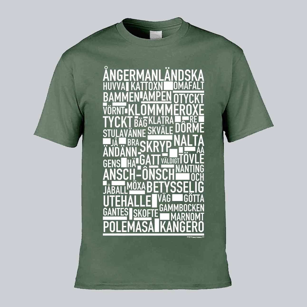 Ångermanländska Dialekt Text T-shirt