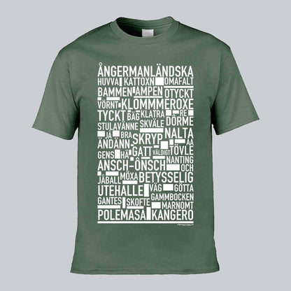 Ångermanländska Dialekt Text T-shirt