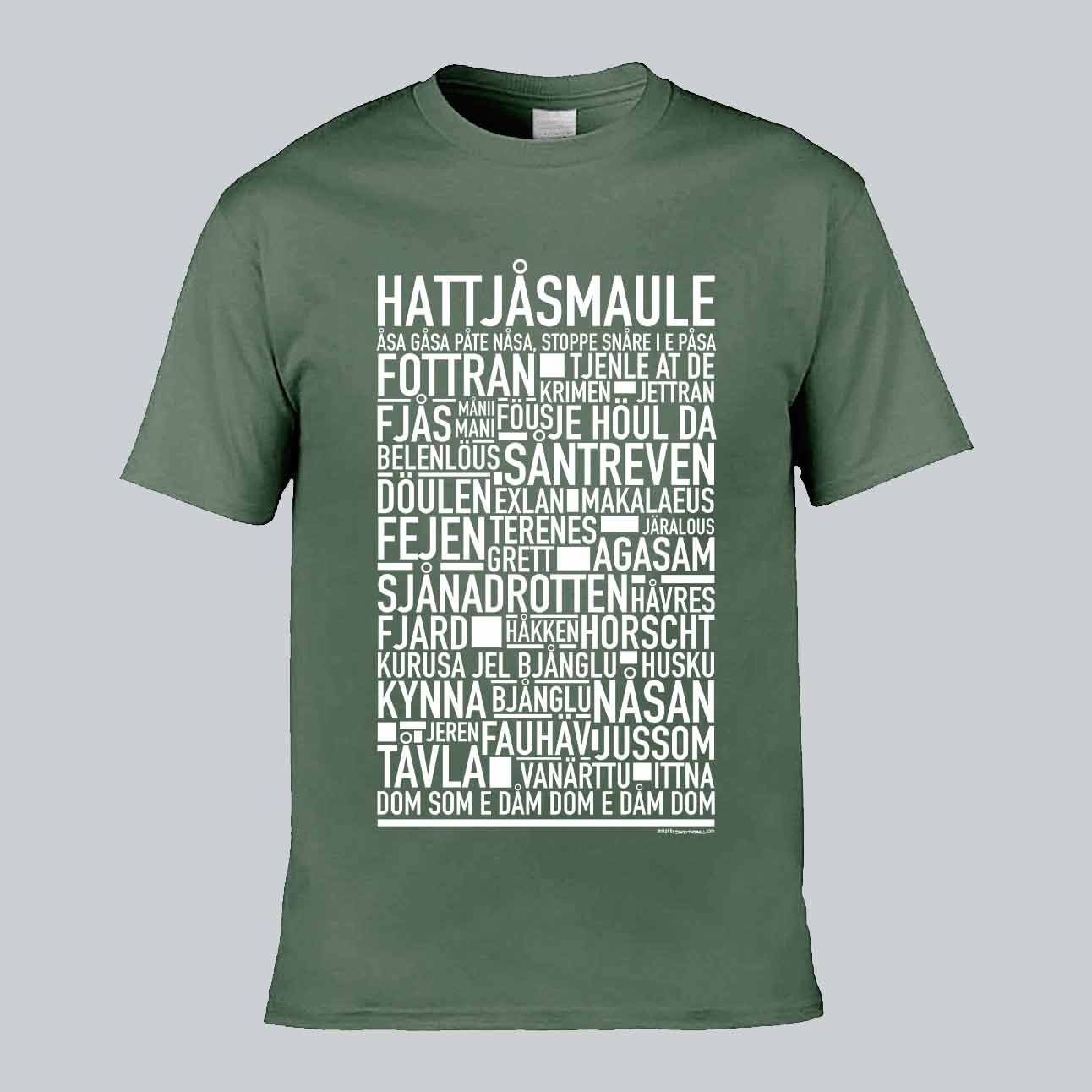 Hattjåsmaule Dialekt Text T-shirt