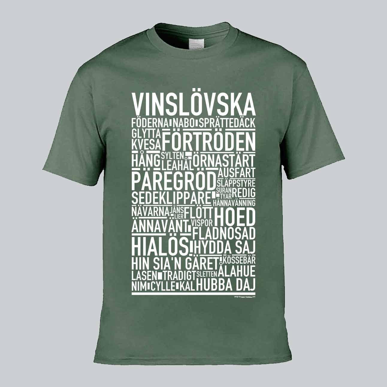 Vinslövska Dialekt Text T-shirt
