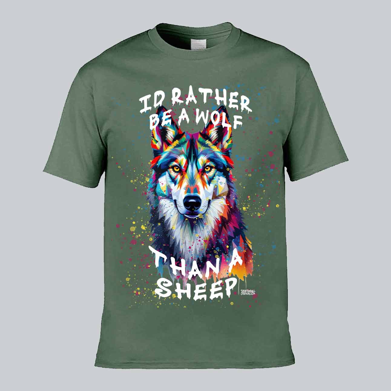 I'd Rather Be A Wolf T-shirt