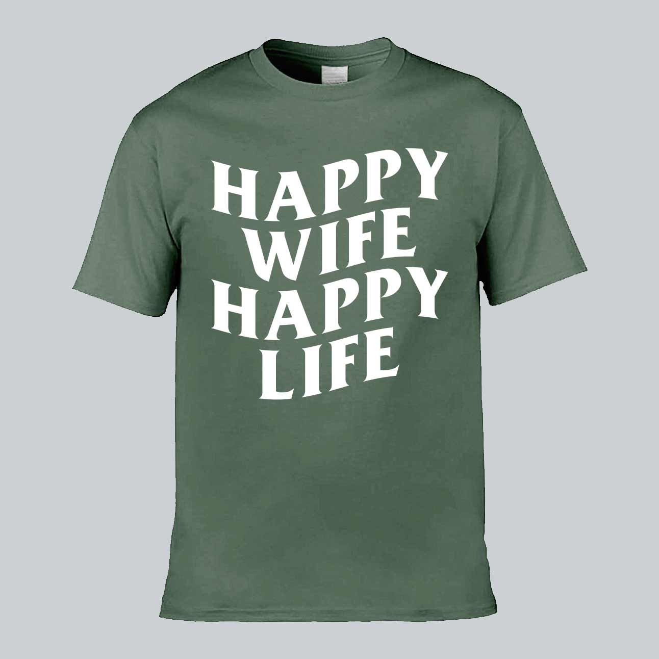Happy Wife Happy Life T-shirt