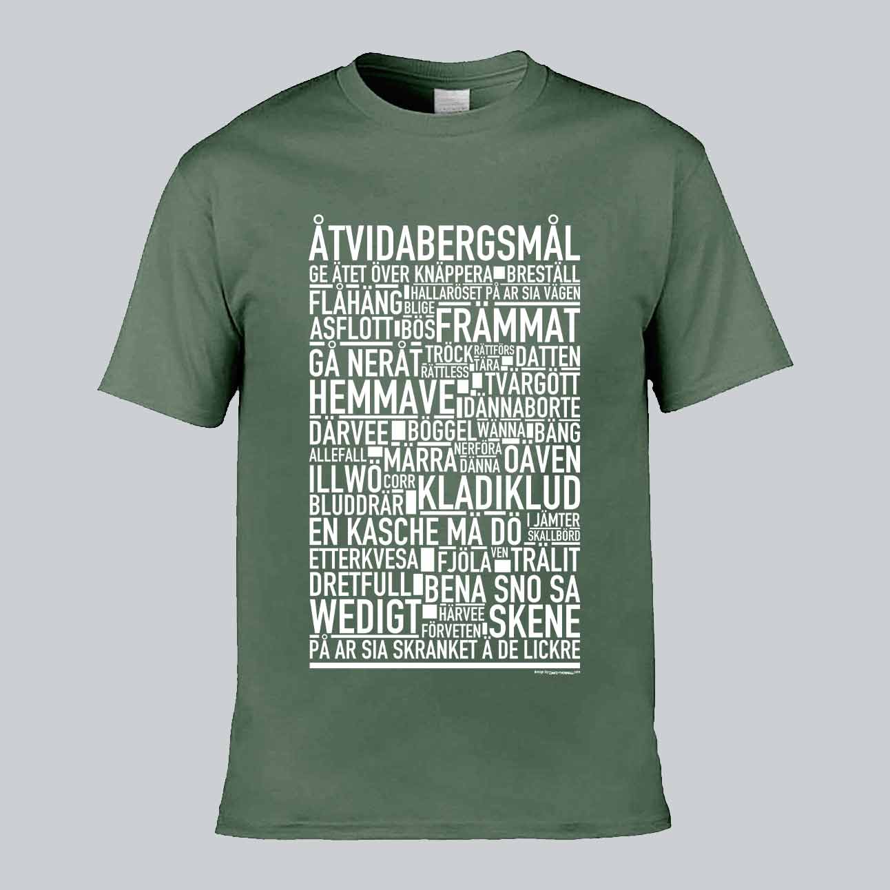 Åtvidabergsmål Dialekt Text T-shirt