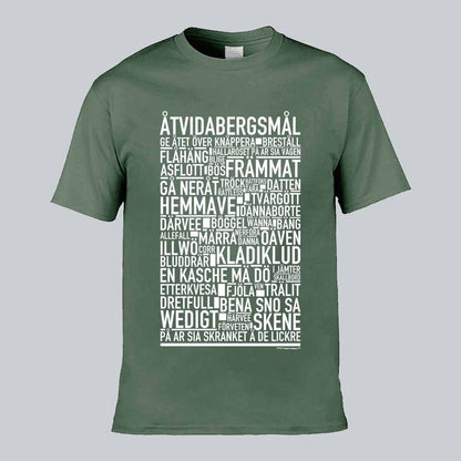 Åtvidabergsmål Dialekt Text T-shirt