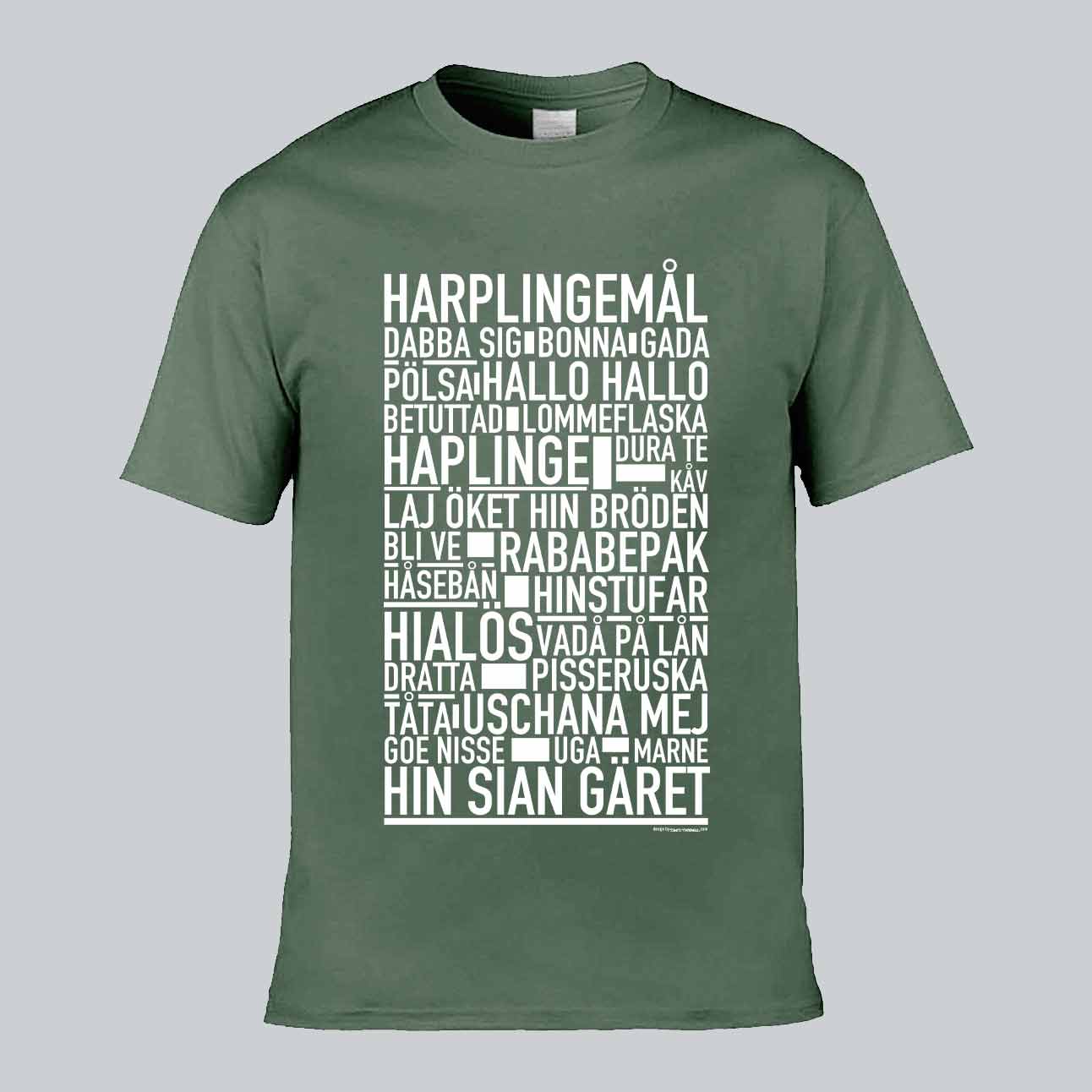 Harplingemål Dialekt Text T-shirt
