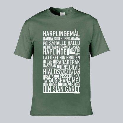 Harplingemål Dialekt Text T-shirt