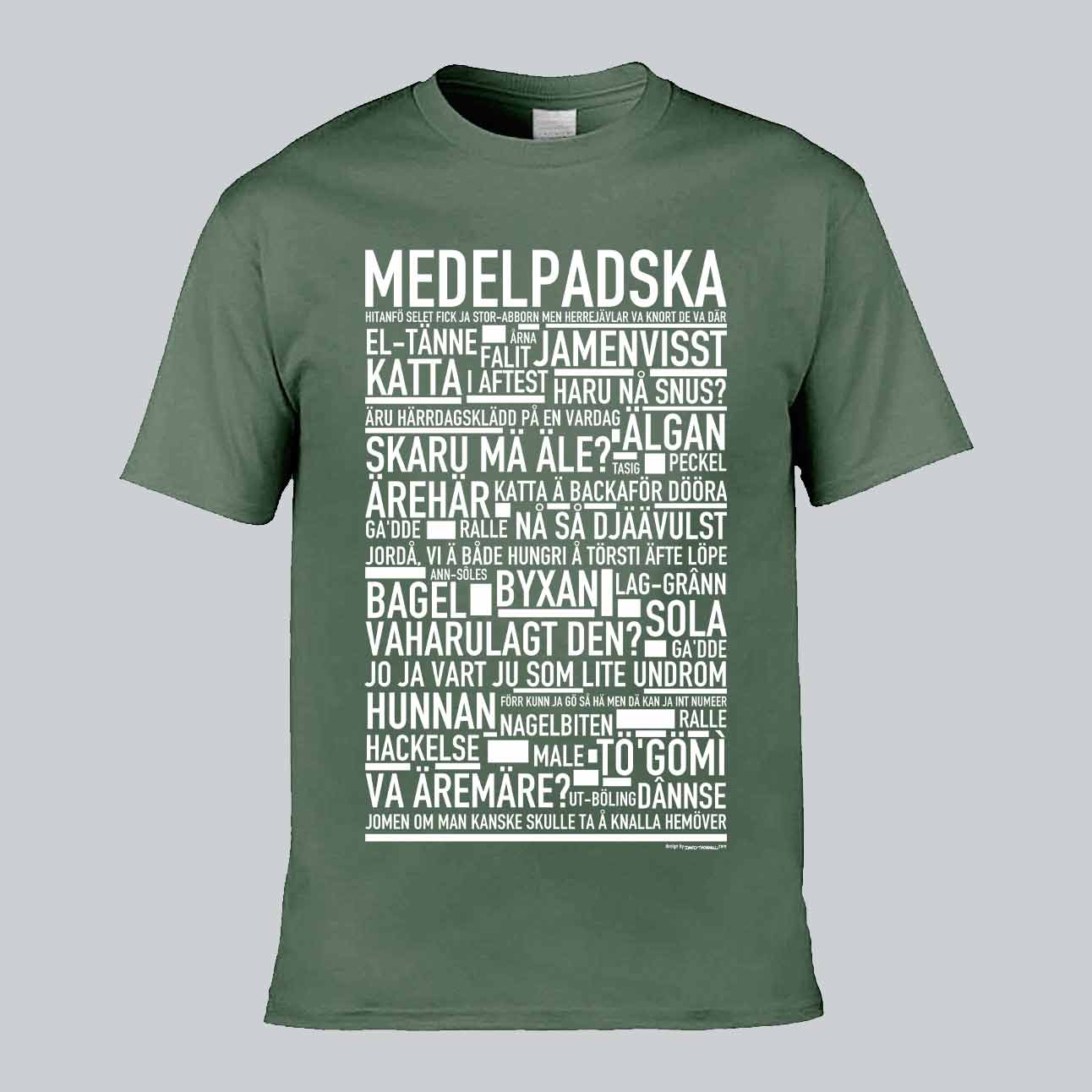 Medelpadska Dialekt Text T-shirt