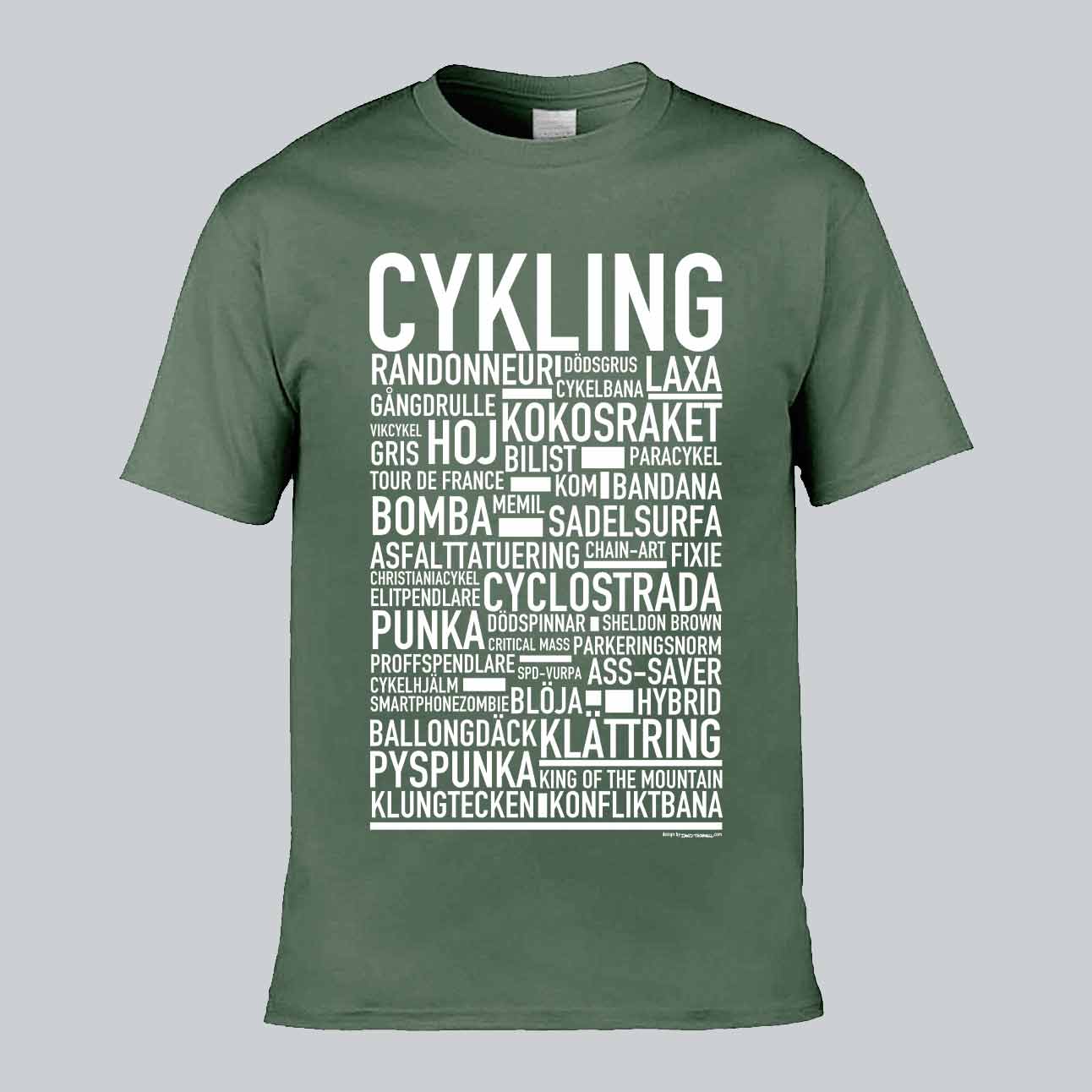 Cykling Text T-shirt