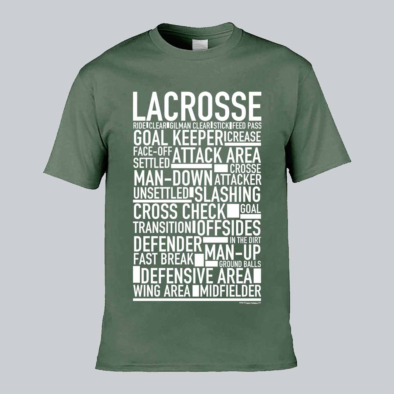 Lacrosse Text T-shirt