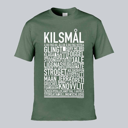 Kilsmål Dialekt Text T-shirt