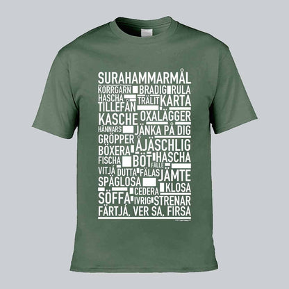 Surahammarmål Dialekt Text T-shirt