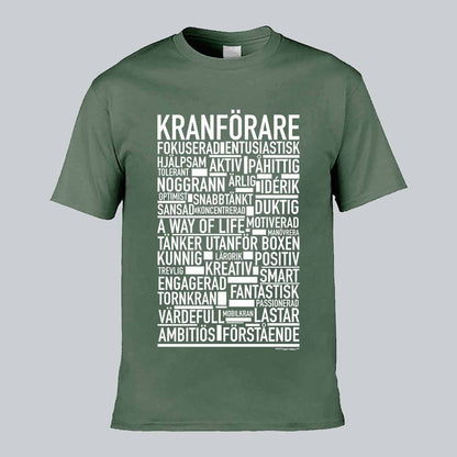 Kranförare Text T-shirt
