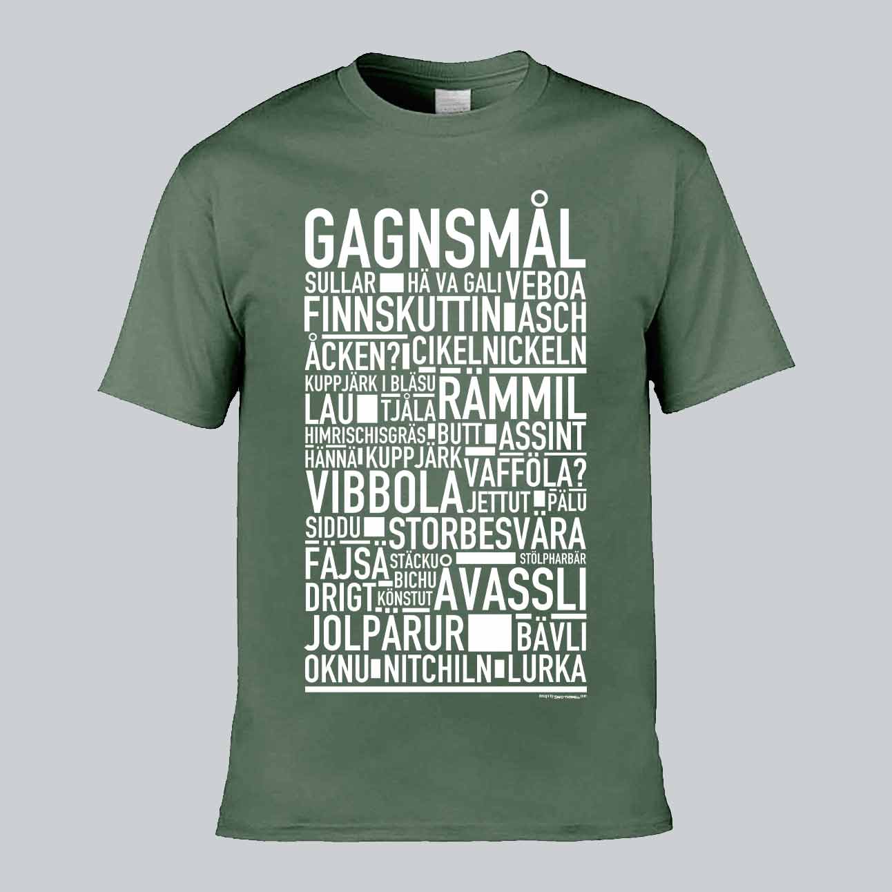 Gagnsmål Dialekt Text T-shirt