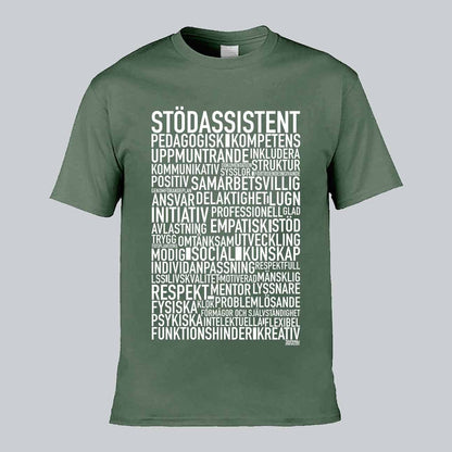 Stödassistent 2025 Text T-shirt