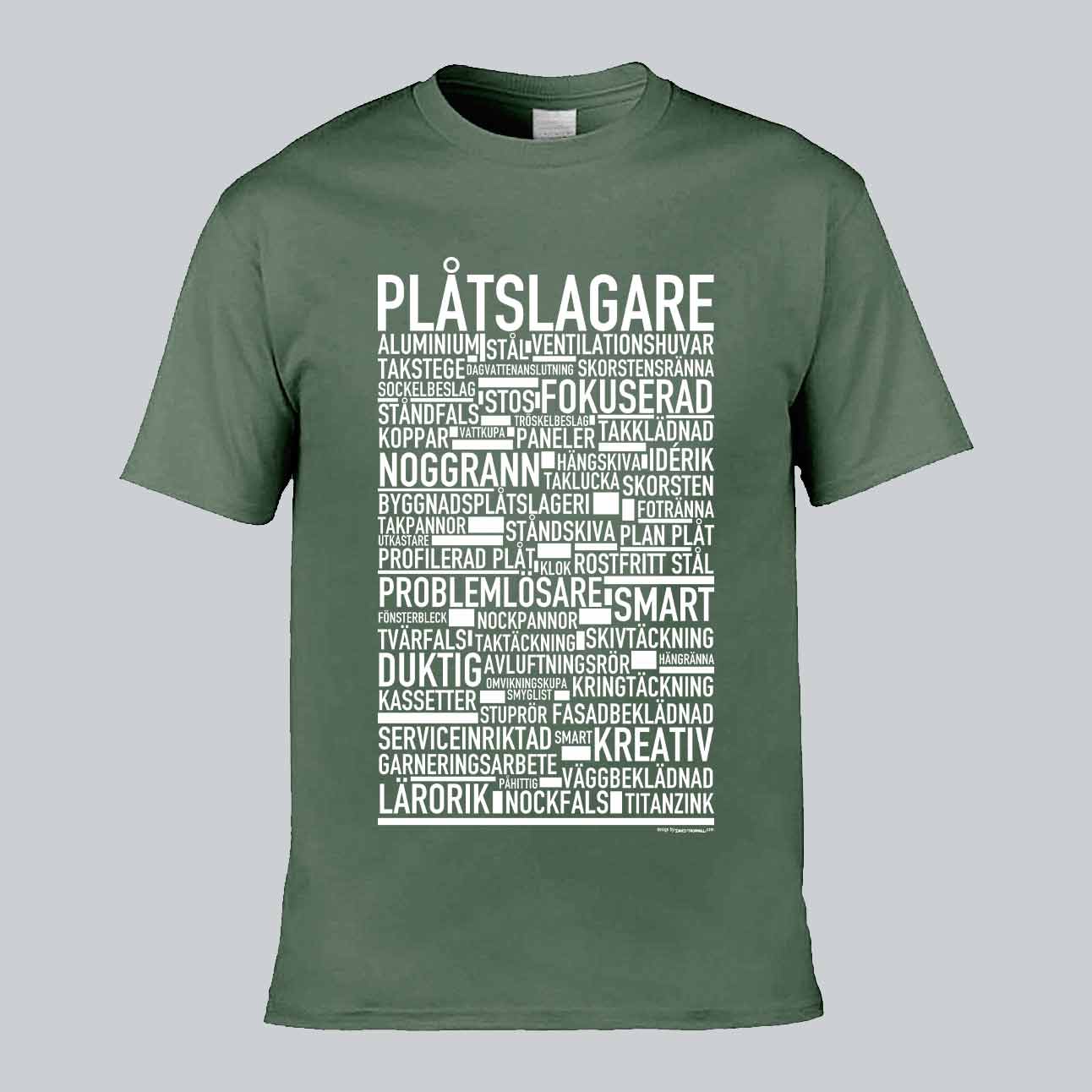 Plåtslagare Text T-shirt