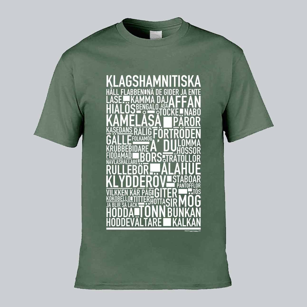 Klagshamnitiska Dialekt Text T-shirt