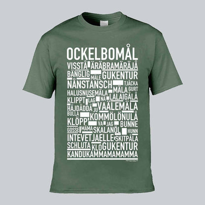 Ockelbomål Dialekt Text T-shirt