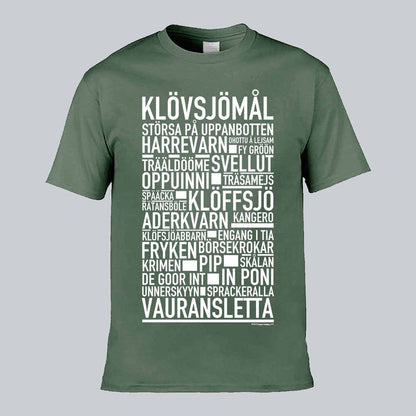 Klövsjömål Dialekt Text T-shirt