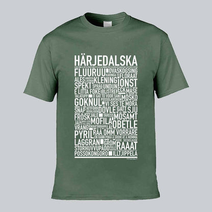 Härjedalska Dialekt Text T-shirt